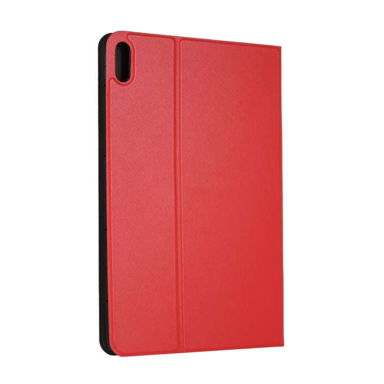 For Huawei Matepad 10.4 Elastic Leather TPU Protective Case with Holder(Red)