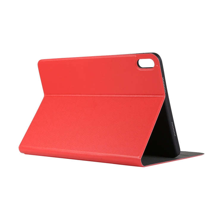 For Huawei Matepad 10.4 Elastic Leather TPU Protective Case with Holder(Red)