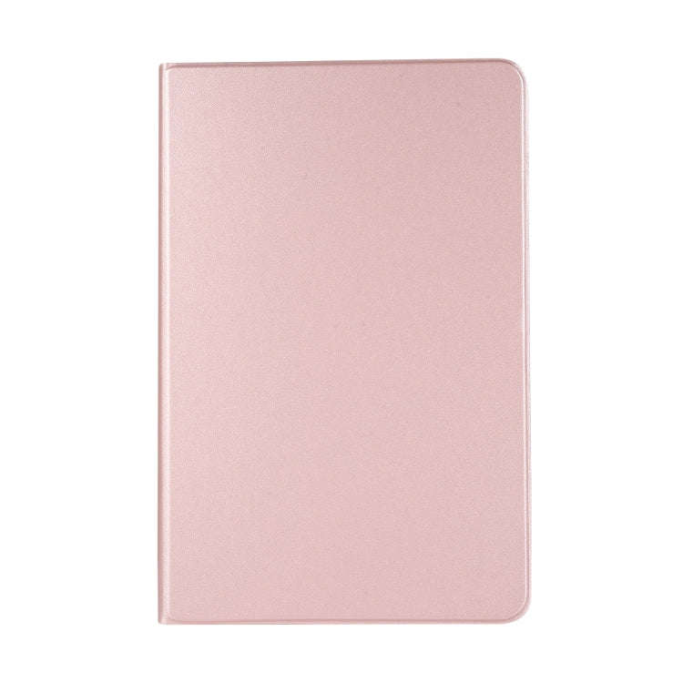 For Huawei Matepad 10.4 Elastic Leather TPU Protective Case with Holder(Rose Gold)