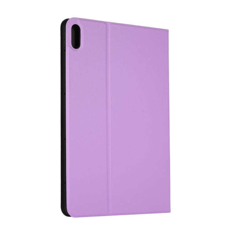 For Huawei Matepad 10.4 Elastic Leather TPU Protective Case with Holder(Purple)