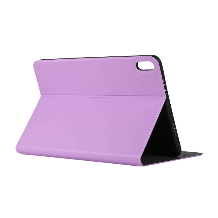 For Huawei Matepad 10.4 Elastic Leather TPU Protective Case with Holder(Purple)