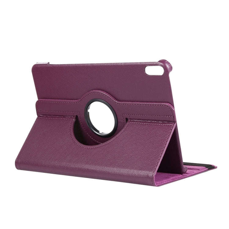 For Huawei Matepad 10.4 Litchi Texture Horizontal Flip 360 Degrees Rotation Leather Case with Hol...