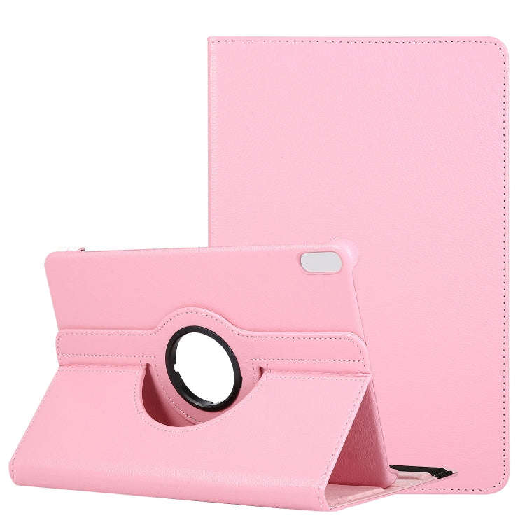 For Huawei Matepad 10.4 Litchi Texture Horizontal Flip 360 Degrees Rotation Leather Case with Hol...