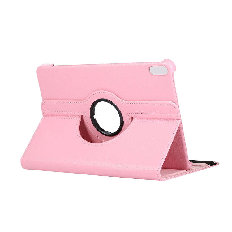 For Huawei Matepad 10.4 Litchi Texture Horizontal Flip 360 Degrees Rotation Leather Case with Hol...
