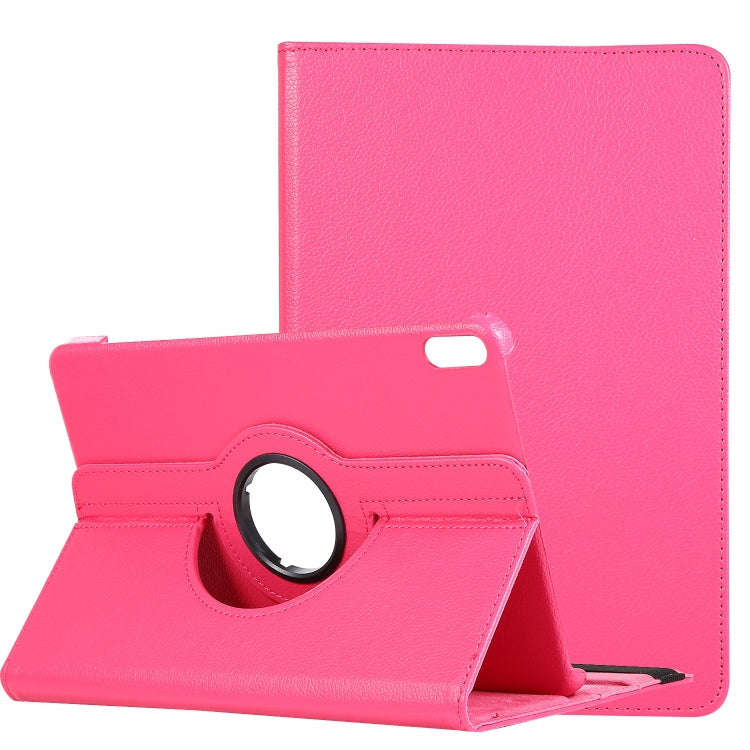 For Huawei Matepad 10.4 Litchi Texture Horizontal Flip 360 Degrees Rotation Leather Case with Hol...