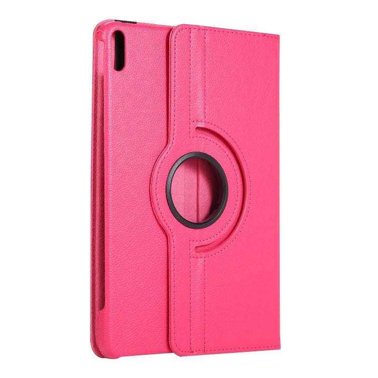 For Huawei Matepad 10.4 Litchi Texture Horizontal Flip 360 Degrees Rotation Leather Case with Hol...