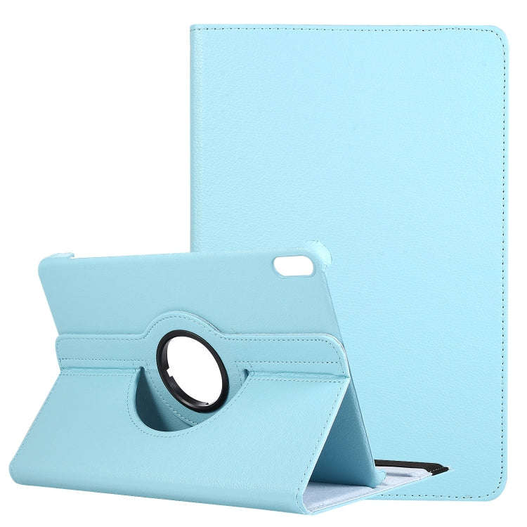 For Huawei Matepad 10.4 Litchi Texture Horizontal Flip 360 Degrees Rotation Leather Case with Hol...