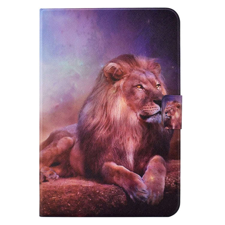 For Huawei MatePad T 10 / T 10s Electric Pressed TPU Leather Tablet Case(Lion King)