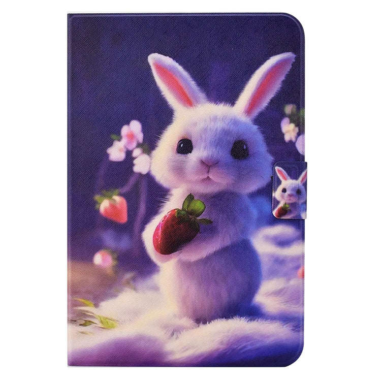 For Huawei MatePad T 10 / T 10s Electric Pressed TPU Leather Tablet Case(Strawberry Bunny)