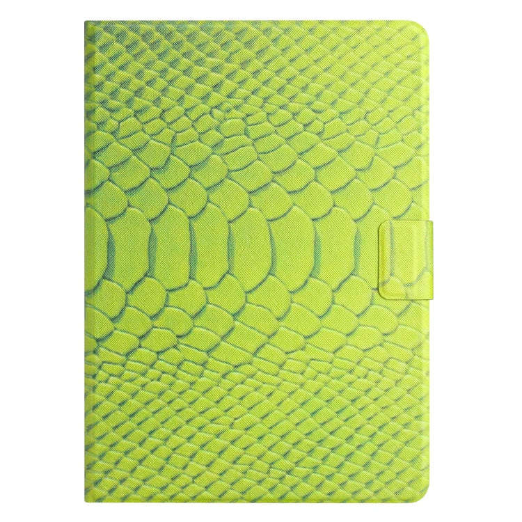 For Huawei MatePad T 10s Solid Color Crocodile Texture Leather Tablet Case(Green)