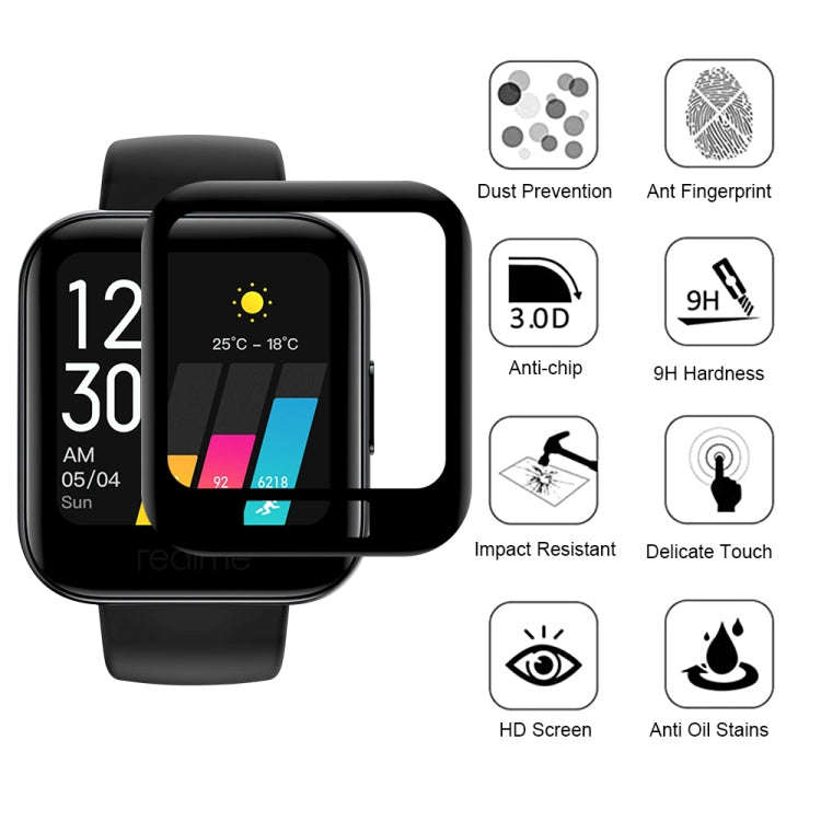 For Realme Watch 3D Surface Composite Soft Watch Film