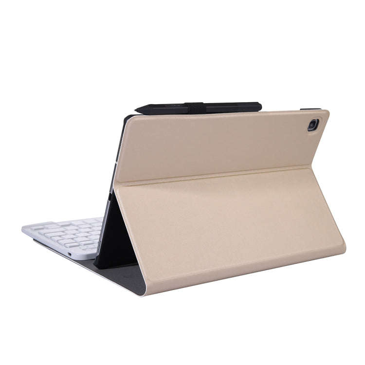A610 For Galaxy Tab S6 Lite 10.4 P610 / P615 (2020) Bluetooth Keyboard Tablet Case with Stand & E...