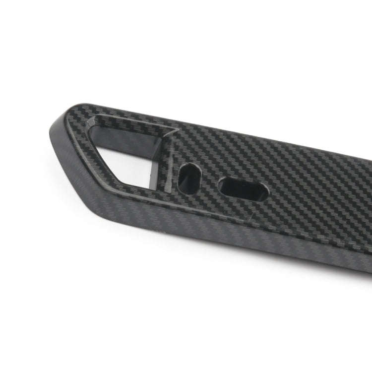 Car Modification Carbon Fiber Pattern License Plate Frame Holder(Blue)