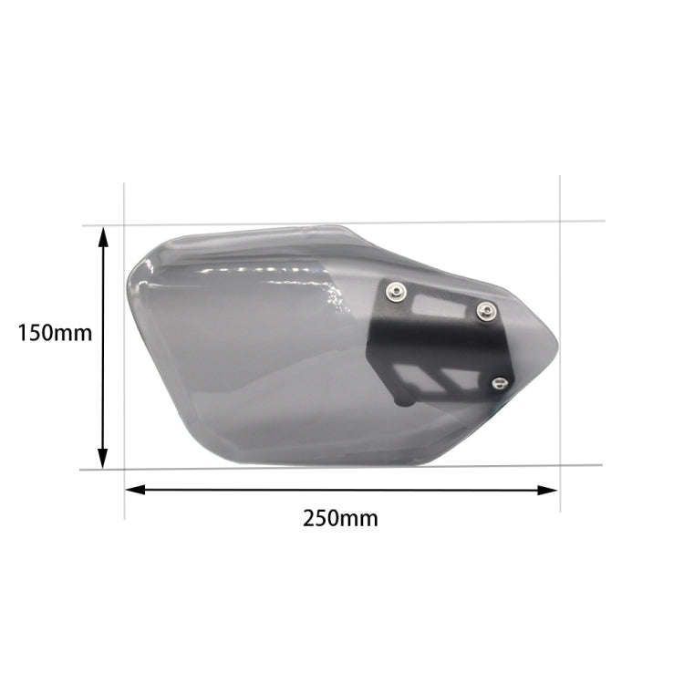 For BMW K 1600 B / K 1600 GT MO-HS005 Motorcycle Windshield Hand Guards Protectors(Transparent)