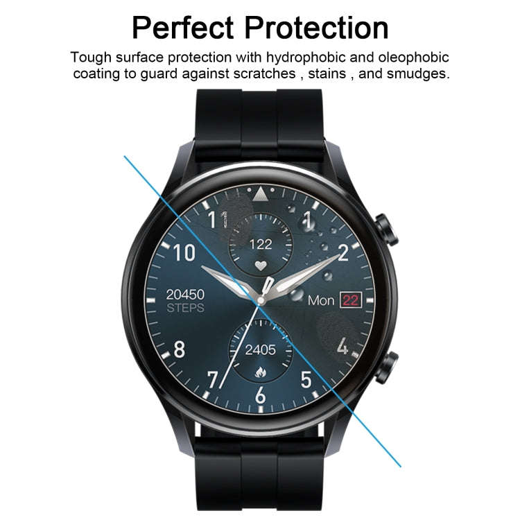 For luoneng G28 Pro Smart Watch Tempered Glass Film Screen Protector