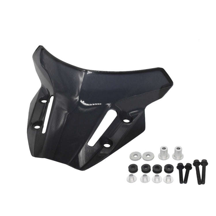 For Yamaha MT09 FZ09 21-22 Motorcycle Airflow Deflector Windshield(Black)