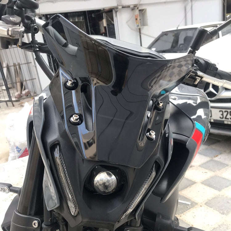 For Yamaha MT09 FZ09 21-22 Motorcycle Airflow Deflector Windshield(Transparent)