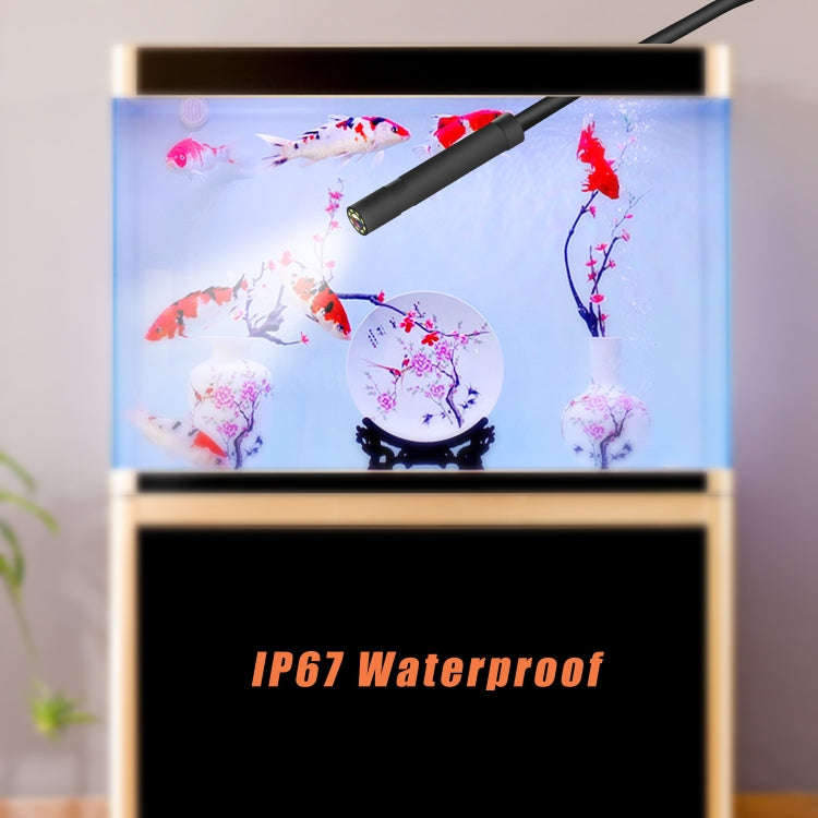 P40 8mm HD Waterproof Portable Integrated Hand-held Vertical Screen Industry Endoscope, Length:2m...