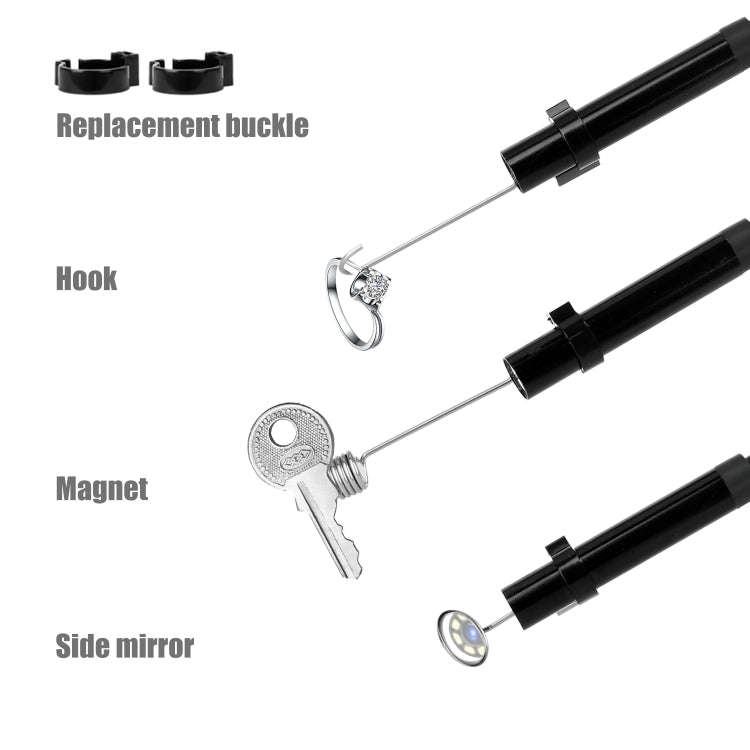 P40 8mm HD Waterproof Portable Integrated Hand-held Vertical Screen Industry Endoscope, Length:2m...