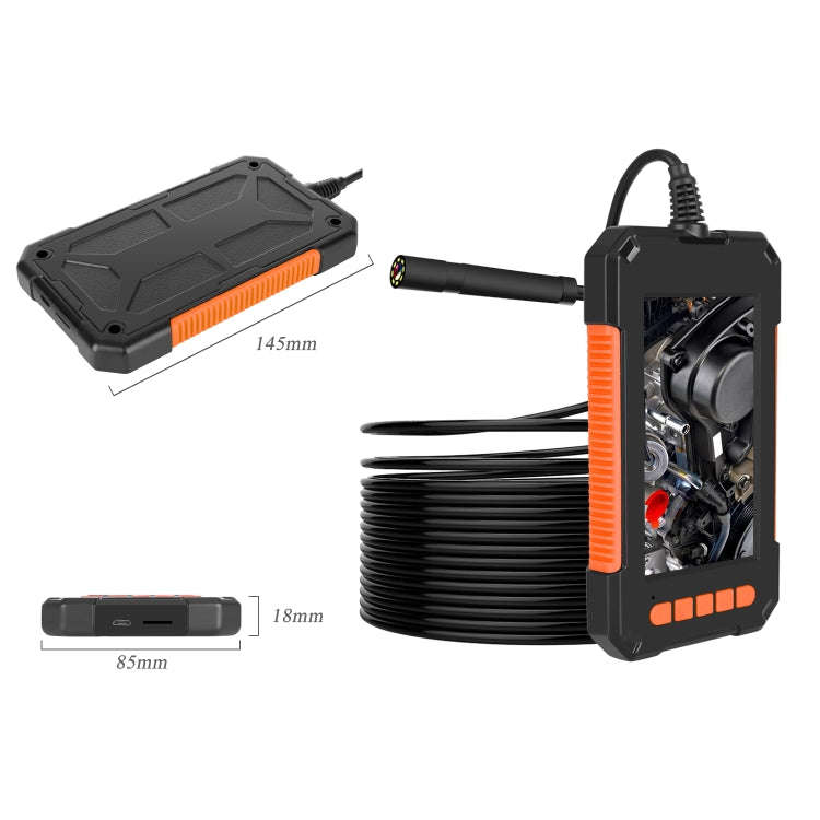P40 8mm HD Waterproof Portable Integrated Hand-held Vertical Screen Industry Endoscope, Length:2m...