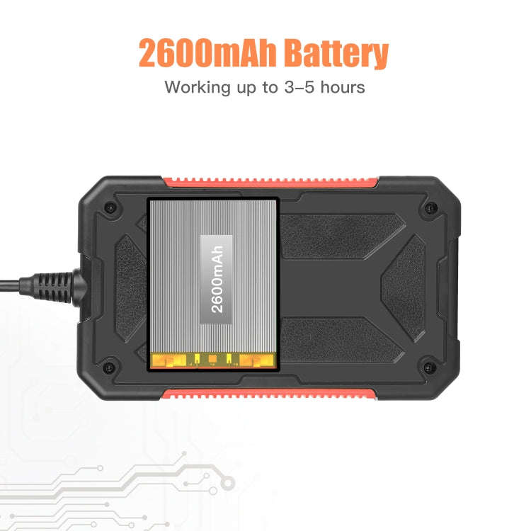 P40 8mm HD Waterproof Portable Integrated Hand-held Vertical Screen Industry Endoscope, Length:2m...