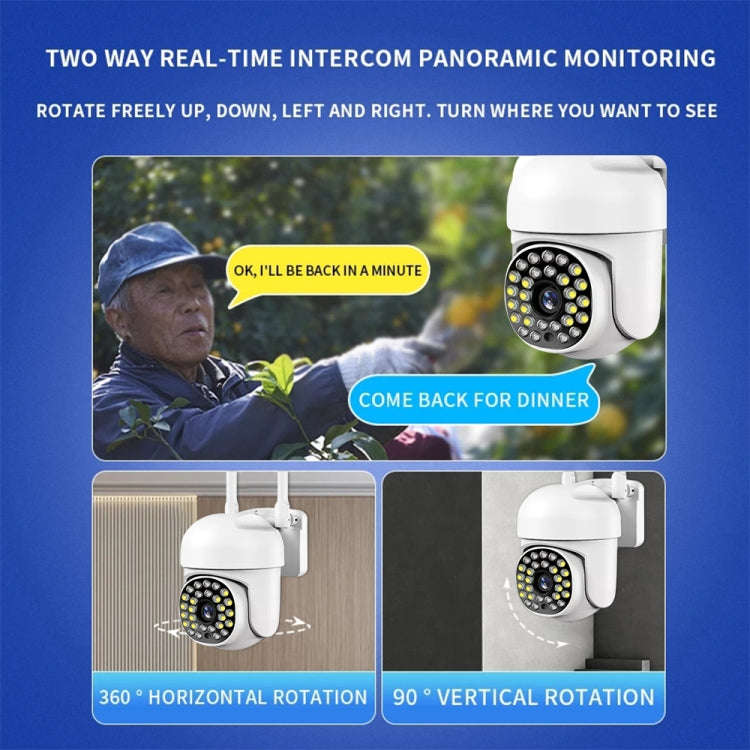A13 1080P 28 Lights Smart PTZ Camera Supports Two-way Voice Intercom