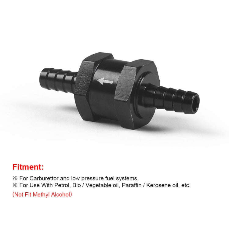 12mm Car  Aluminium Alloy Fuel Petrol One Way Non Return Check Valve
