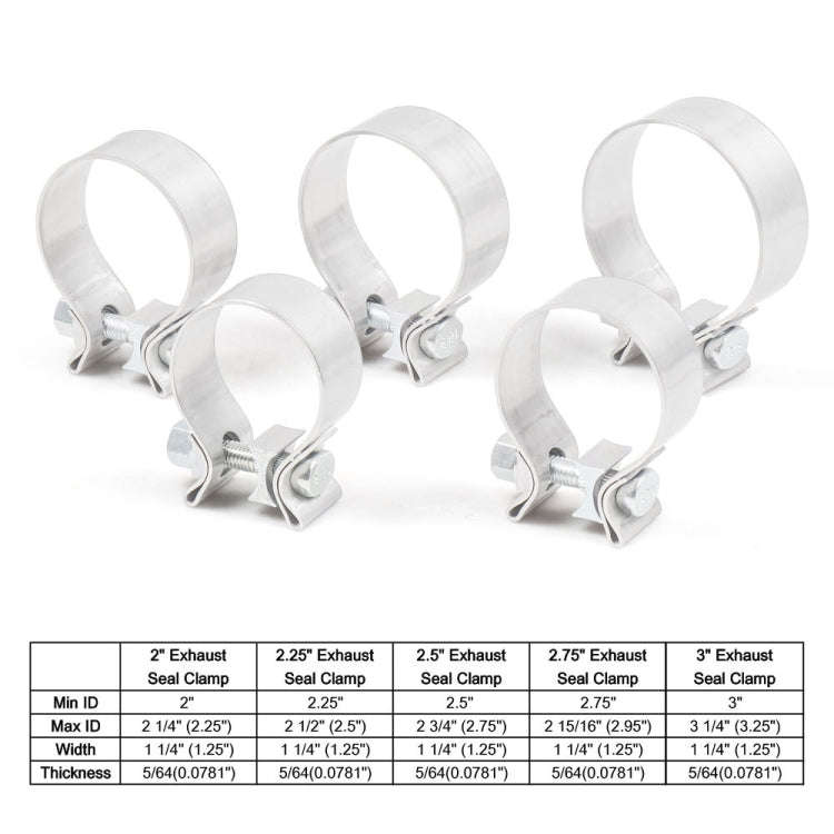3 inch Car Turbo Exhaust Downpipe O-Band Clamp Stainless Steel 304 Flange Clamp