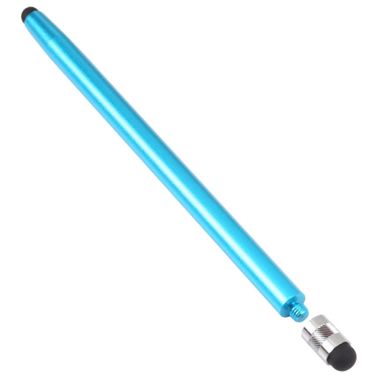 Universal Cloth Head + Silicone Head Stylus(Blue)