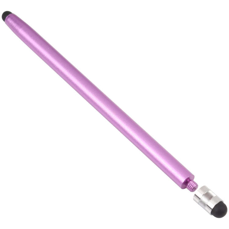 Universal Cloth Head + Silicone Head Stylus(Purple)