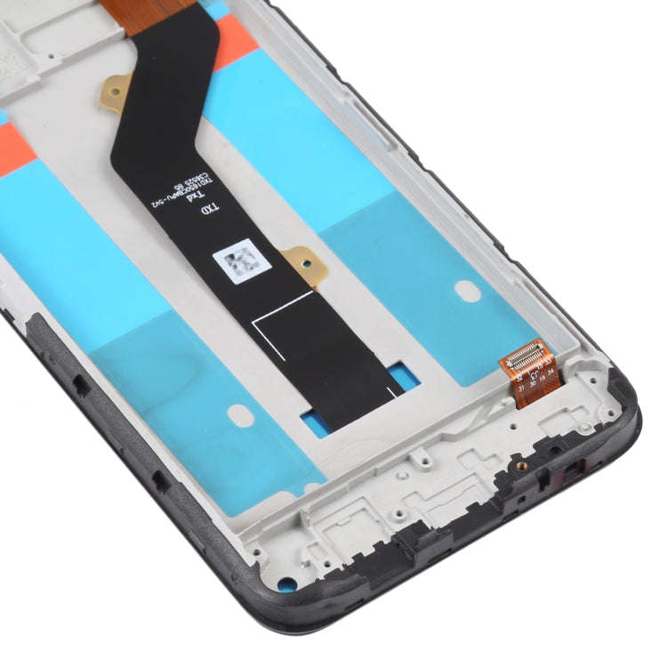 OEM LCD Screen For Tecno Spark 7 Digitizer Full Assembly with Frame