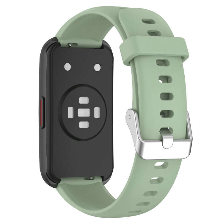 For Keep Band B5 / B4 / B4 Lite 16mm Glossy Surface Silicone Watch Band(Glacier Green)