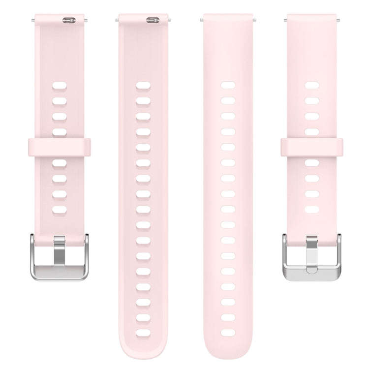 For Keep Band B5 / B4 / B4 Lite 16mm Glossy Surface Silicone Watch Band(Light Pink)