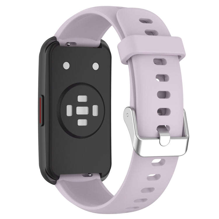 For Keep Band B5 / B4 / B4 Lite 16mm Glossy Surface Silicone Watch Band(Purple)