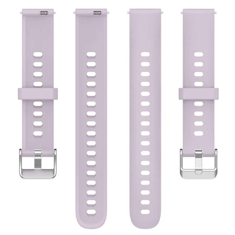 For Keep Band B5 / B4 / B4 Lite 16mm Glossy Surface Silicone Watch Band(Purple)