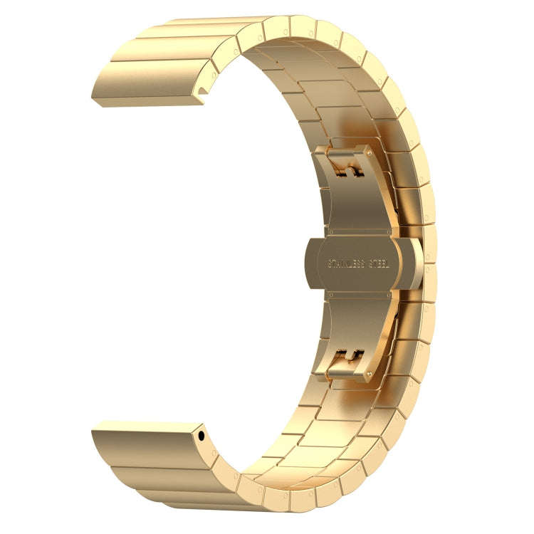 For Keep Band B4 16mm One-bead Steel Watch Band(Gold)