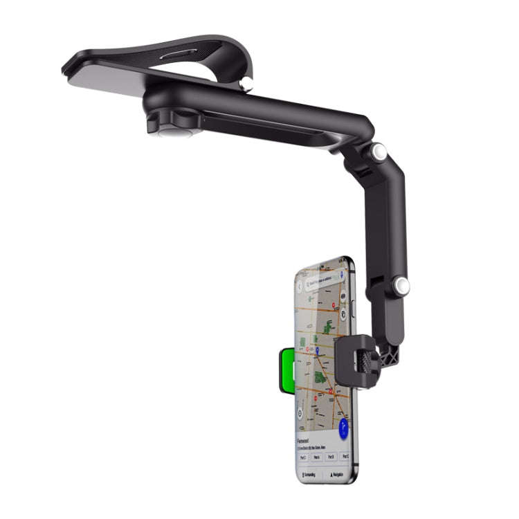 Multifunctional Car Sun Visor Rear Seat Mobile Phone Holder(Green)