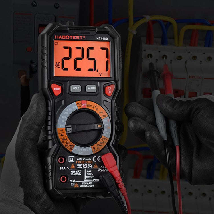 HABOTEST HT118C Handheld High-precision Manual Digital Multimeter