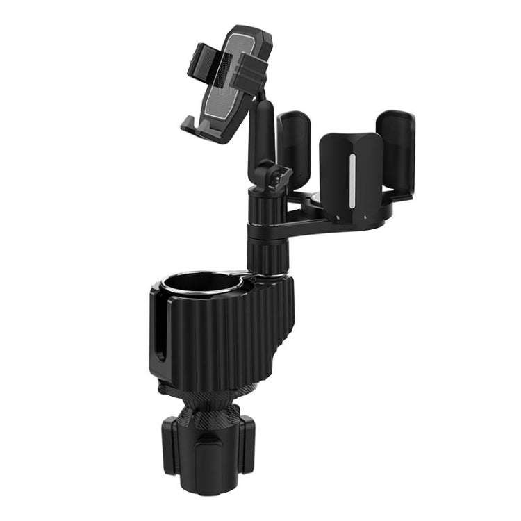 A08 Car Drink Water Cup Mobile Phone Holder(Grey)