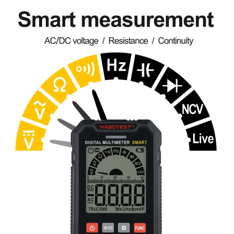 HABOTEST HT125B Digital High Precision Mini Universal Meter