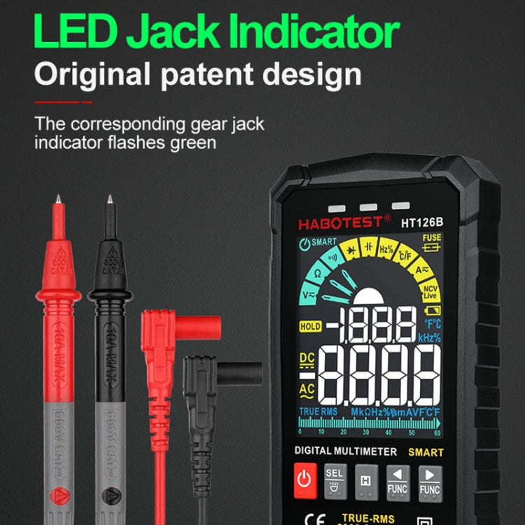 HABOTEST HT126B Digital High Precision Mini Multimeter