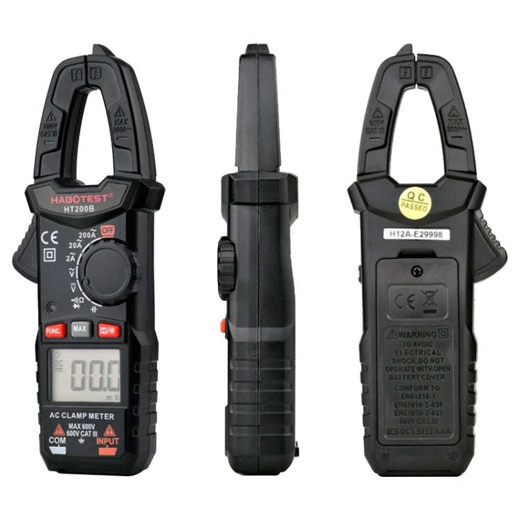 HABOTEST HT200A Pocket Clamp Multimeter