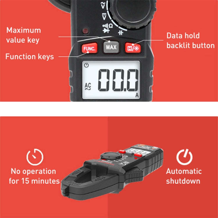 HABOTEST HT200A Pocket Clamp Multimeter