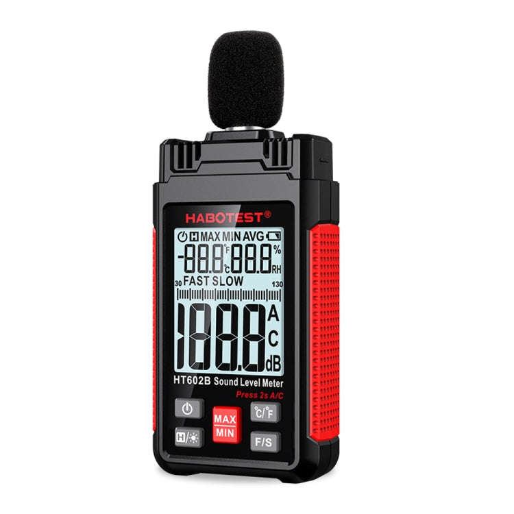 HABOTEST HT602B Multifunctional Digital Display Noise Decibel Tester