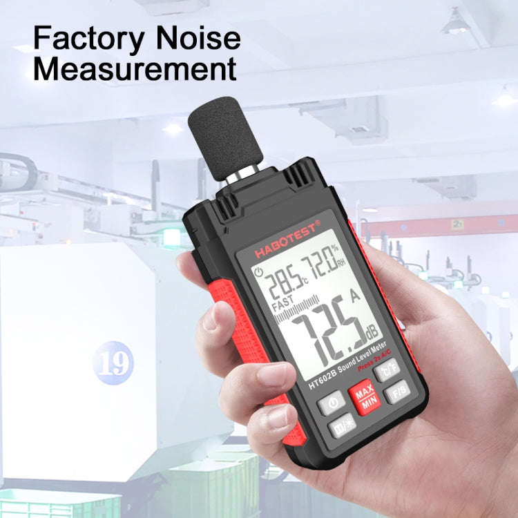 HABOTEST HT602B Multifunctional Digital Display Noise Decibel Tester