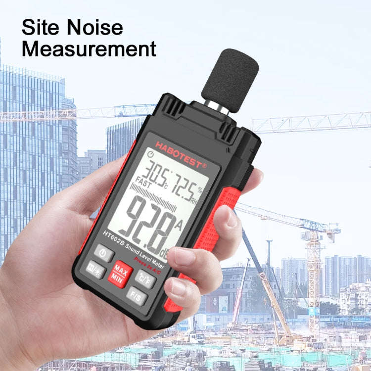 HABOTEST HT602B Multifunctional Digital Display Noise Decibel Tester