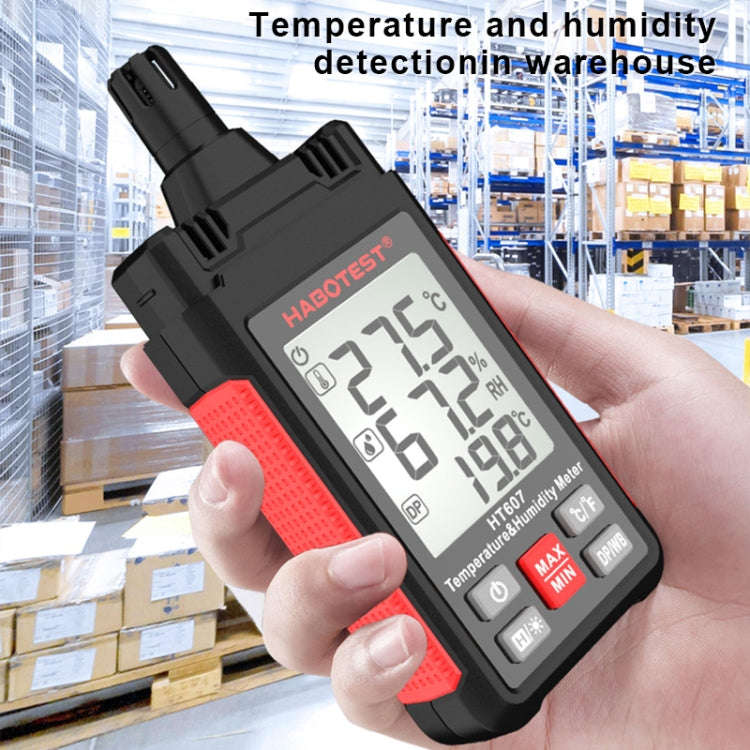 HABOTEST HT607 Portable Handheld Temperature Humidity Tester