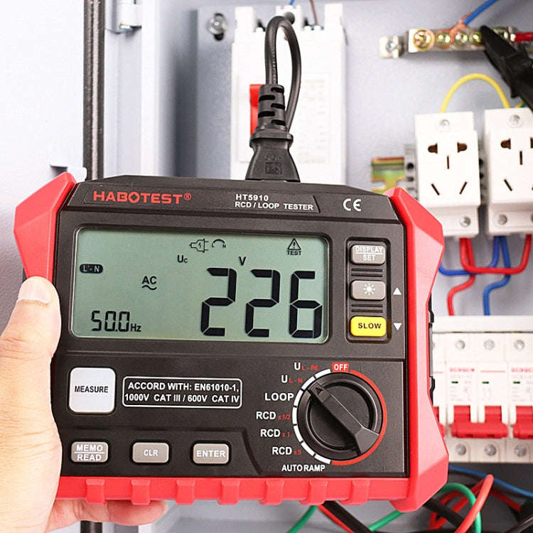 HABOTEST HT5910 Leakage Switch & Loop Resistance Tester