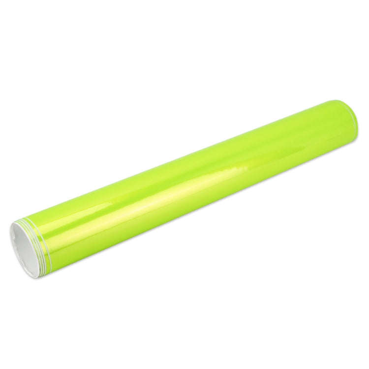 8 x 0.5m Auto Car Decorative Wrap Film Symphony PVC Body Changing Color Film(Fluorescent Yellow)