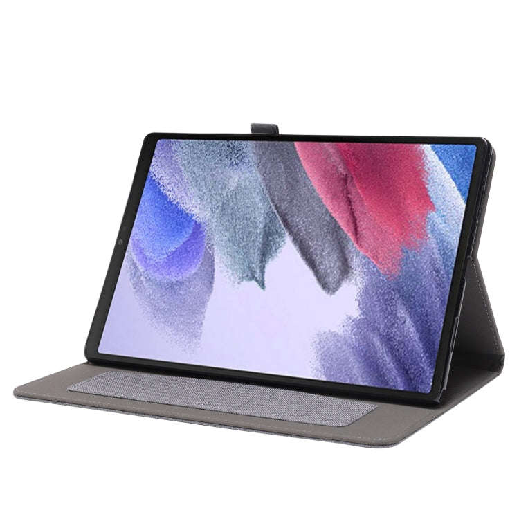 For Huawei MatePad SE Fabric Leather Tablet Case with Wake-up / Sleep Function(Grey)